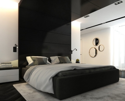 Penthaus Luxus Schlafzimmer